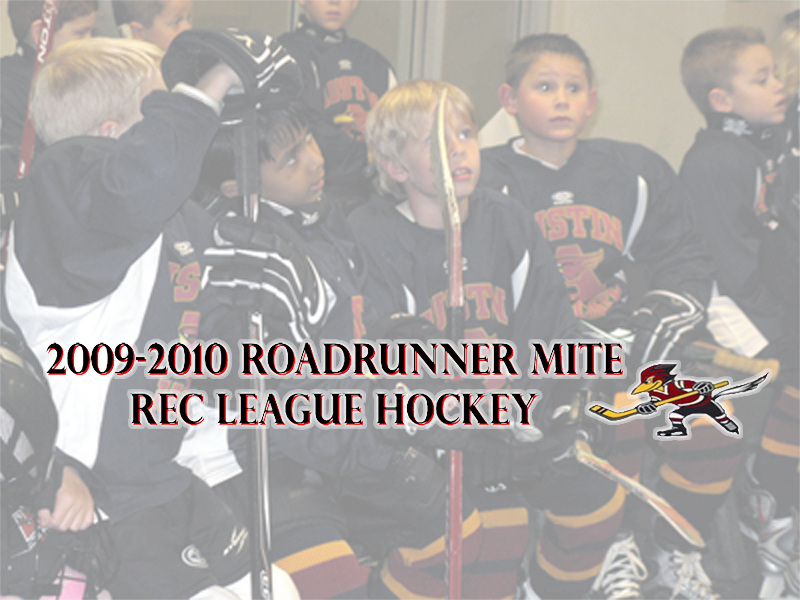 2009-2010 Roadrunner Mite Rec League